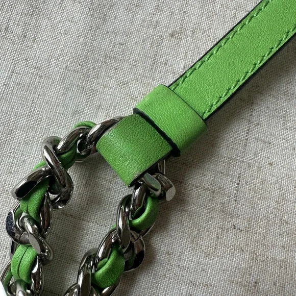 Moschino x Powerpuff Girls Buttercup Crossbody Bag Black Green Leather SS16 - Picture 13 of 17